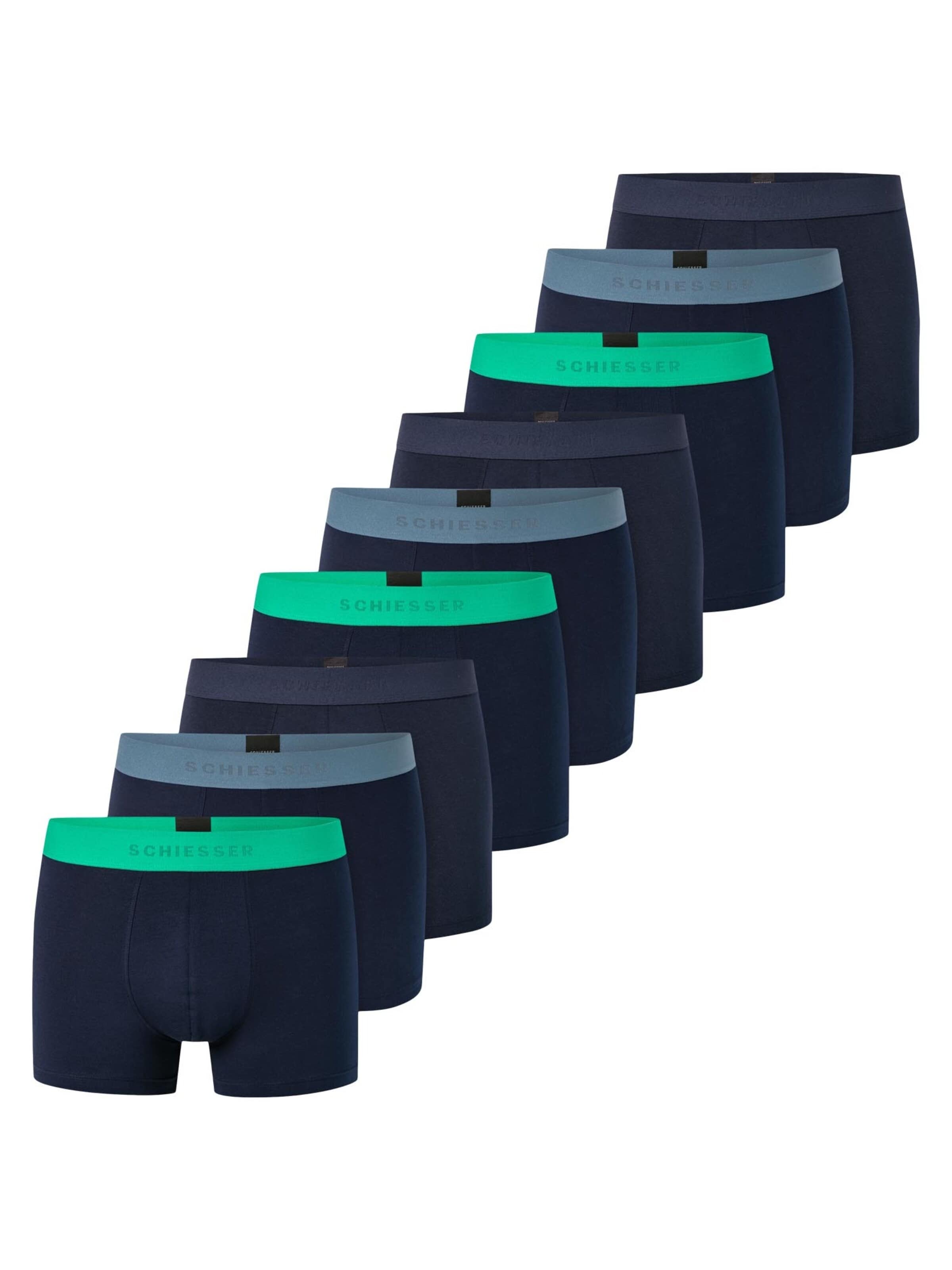 SCHIESSER Boxershorts '95/5 Cotton' in M in de kleur Blauw, Productweergave
