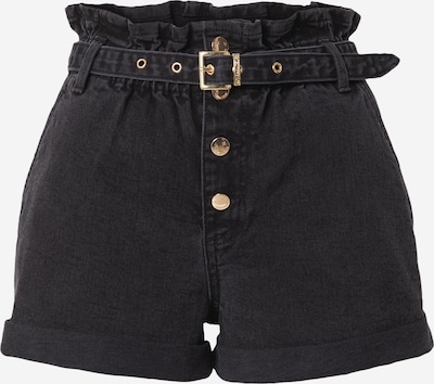 Hoermanseder x About You Shorts 'Isa' (OCS) in black denim, Produktansicht