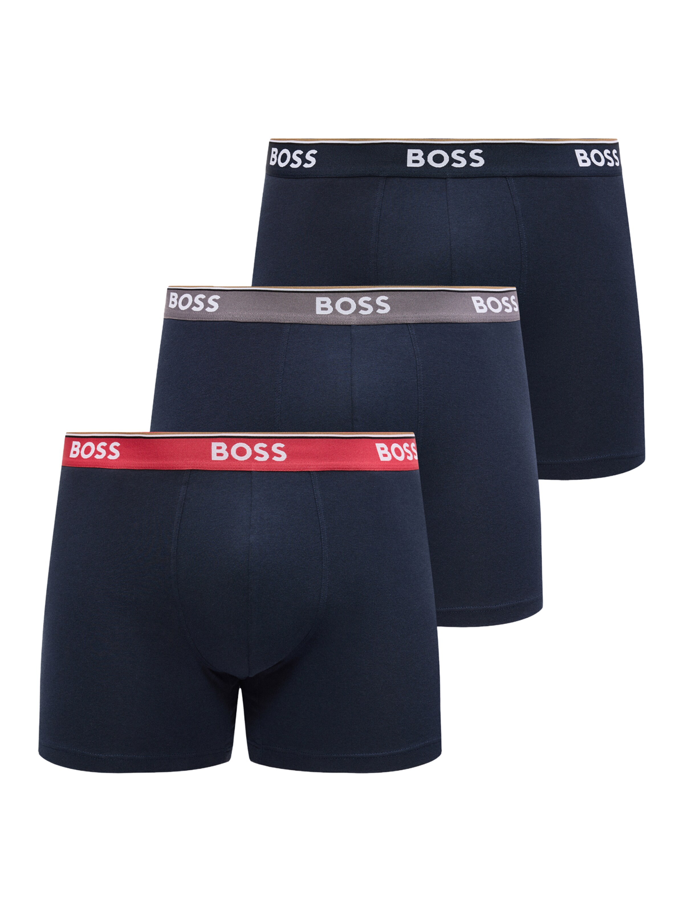 mėlyna BOSS Boxer trumpikės 'Power': priekis