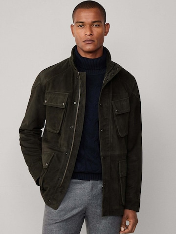 Giacca di mezza stagione di Hackett London in verde: frontale