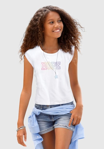 Kidsworld Shirt in Weiß: Vorderseite