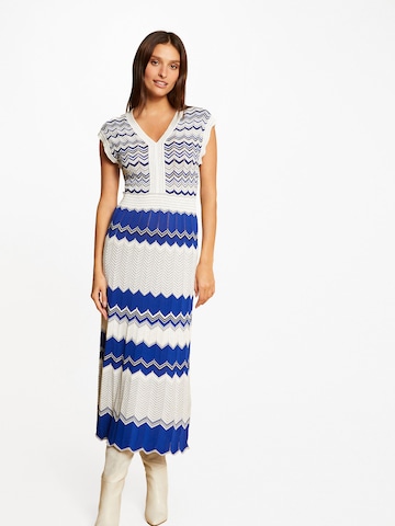 Morgan - Vestido de malha 'RMGUI' em azul