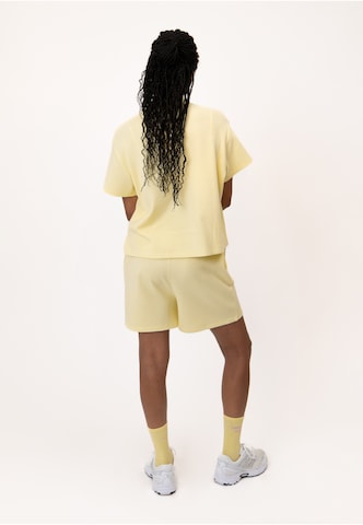 OH APRIL - Loosefit Calças 'Elow' em amarelo