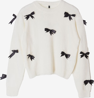 Megztinis iš Trendyol, spalva – nebalintos drobės spalva / juoda, Prekių apžvalga