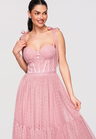 Ombre Abendkleid in Pink
