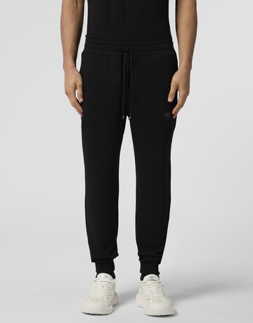 Tapered Pantaloni 'Tiger' di Plein Sport in nero: frontale