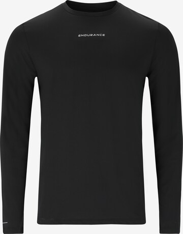 ENDURANCE Performance Shirt 'Webern' in Black: front