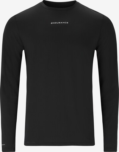 ENDURANCE Functioneel shirt 'Webern' in de kleur Zwart / Wit, Productweergave