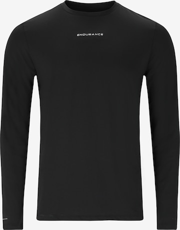 ENDURANCE Performance Shirt 'Webern' in Black: front