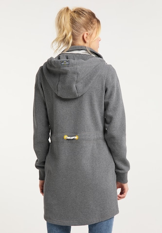 Schmuddelwedda Zip-Up Hoodie in Grey