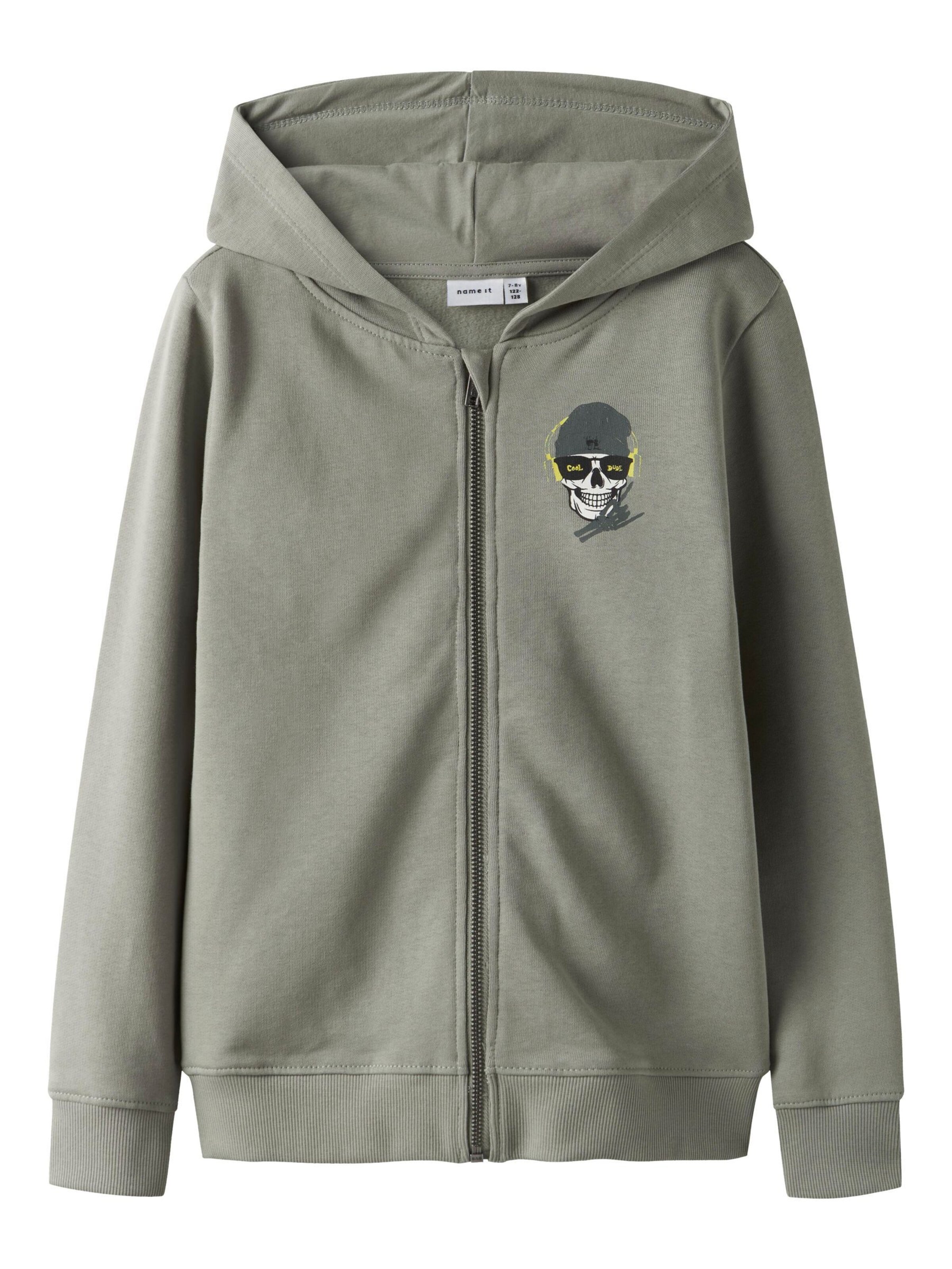 Giacca di felpa di NAME IT in grigio: frontale