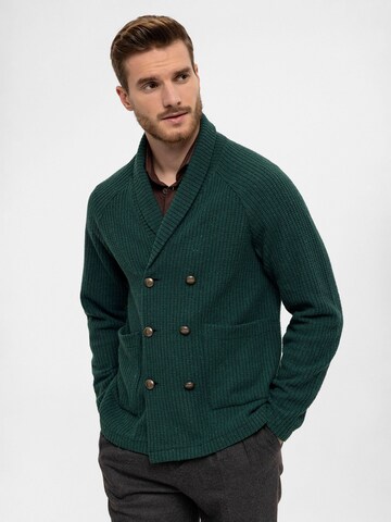 Antioch Knit cardigan in Green