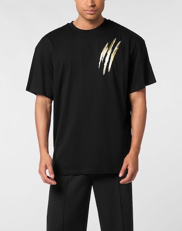 Plein Sport - Camisa 'Scratch' em preto