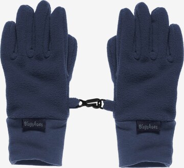 Gants PLAYSHOES en bleu : devant