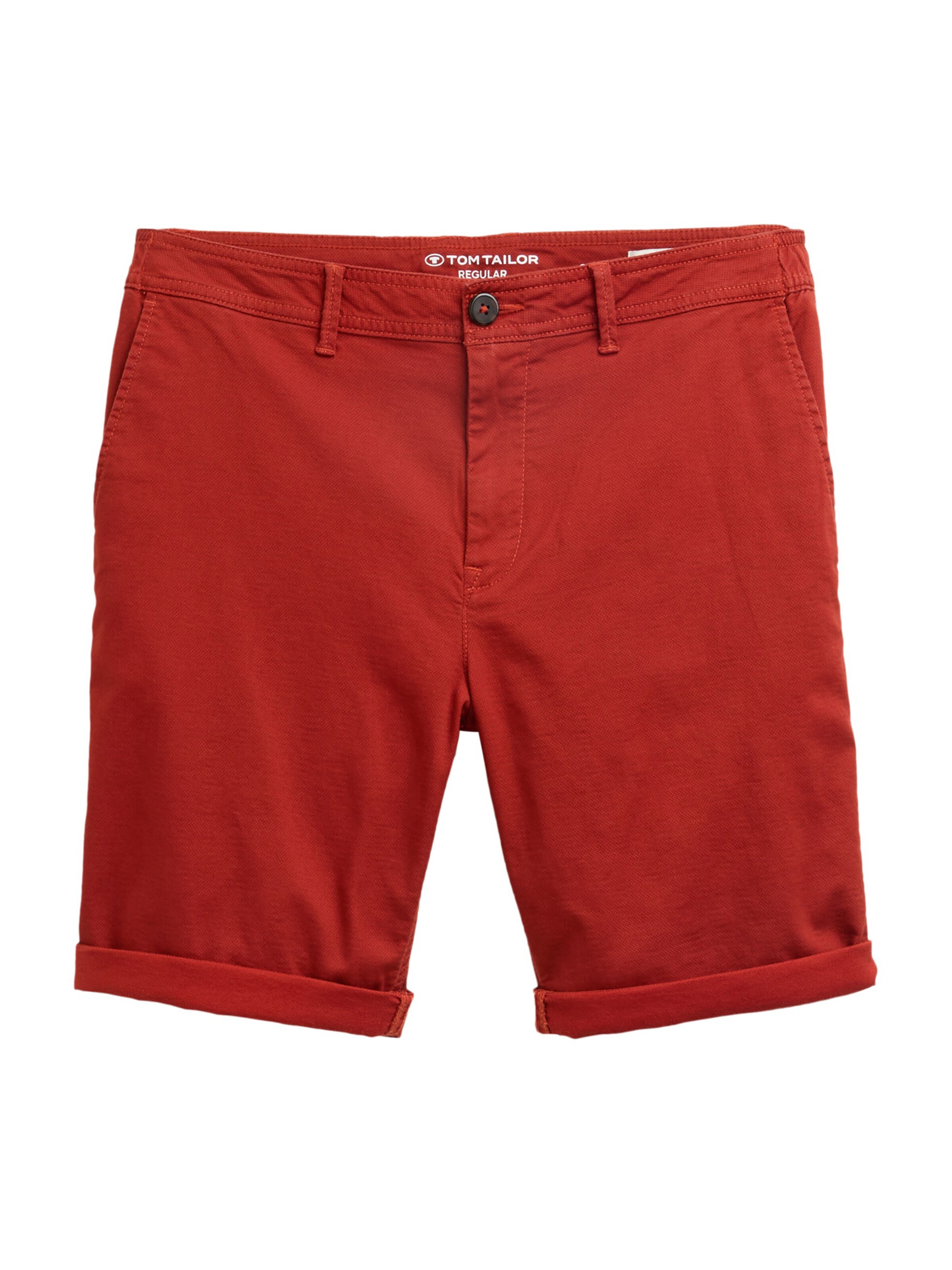 TOM TAILOR tavaline Chino-püksid, värv punane: eest vaates