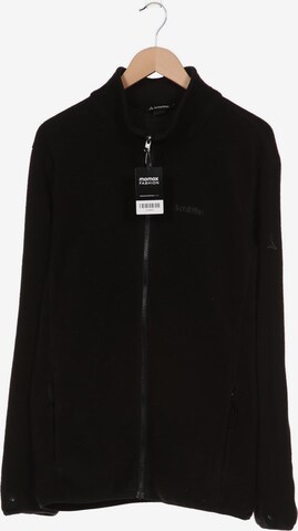Schöffel Sweatshirt & Zip-Up Hoodie in L-XL in Black: front