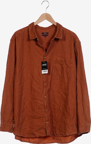 Kiabi Button Up Shirt in 5XL in Brown: front