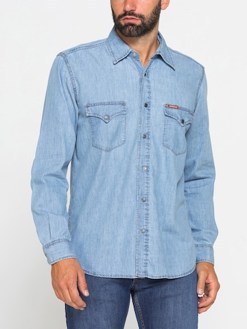 Carrera Jeans Shirt 'Western'‌‌ in Blau