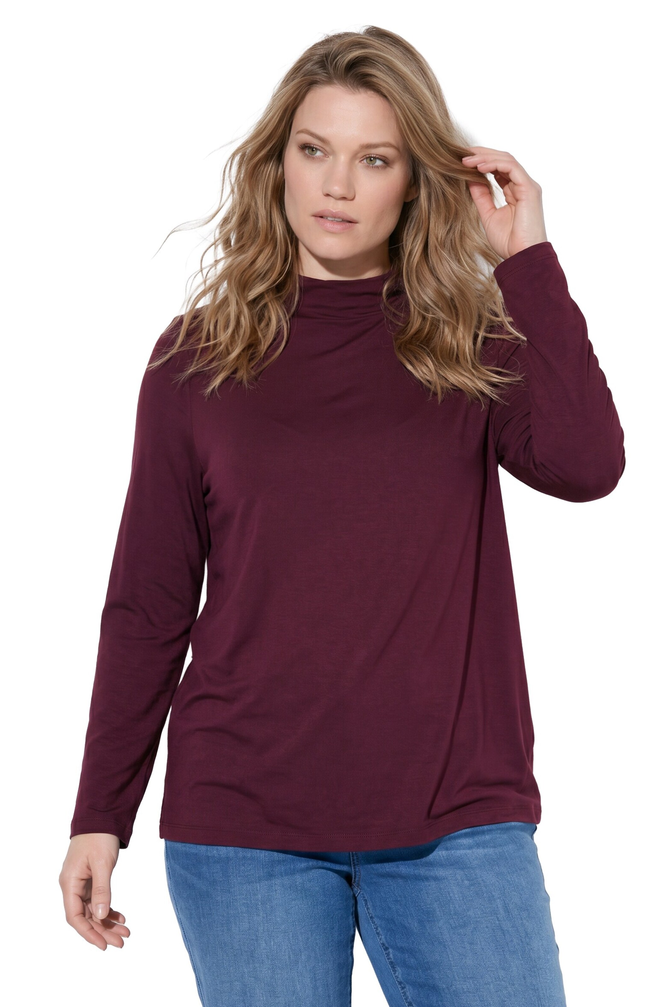 Ulla Popken Shirt in Rot: Vorderseite