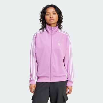 ADIDAS ORIGINALS Кофта на молнии 'Adicolor Classics Firebird' в Лиловый: спереди
