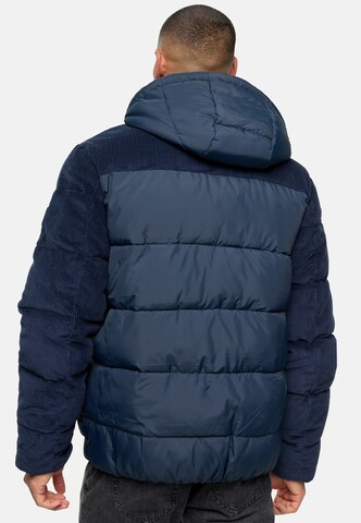 INDICODE JEANS Winterjacke ' INLockly ' in Blau