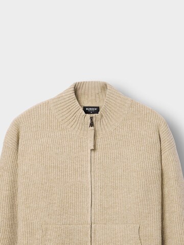 Burocs Knit Cardigan 'Kangaroo' in Beige