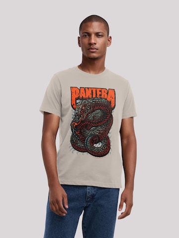 T-Shirt F4NT4STIC en beige : devant
