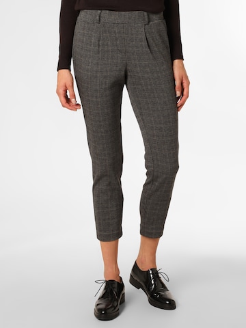 TOM TAILOR Slim fit Pleat-Front Pants in Grey: front