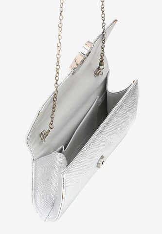 faina Clutch in Silber