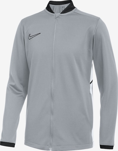 NIKE Sports sweat jacket 'Academy 25' in 122-128 in Grey / Black / White, Item view