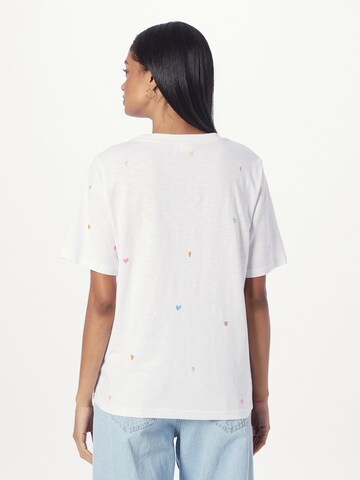 NÜMPH - Camiseta 'KRISTIN' en blanco