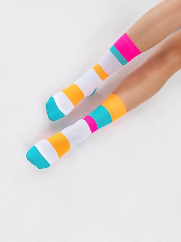 INCYLENCE Athletic Socks 'BANDS' in Blue