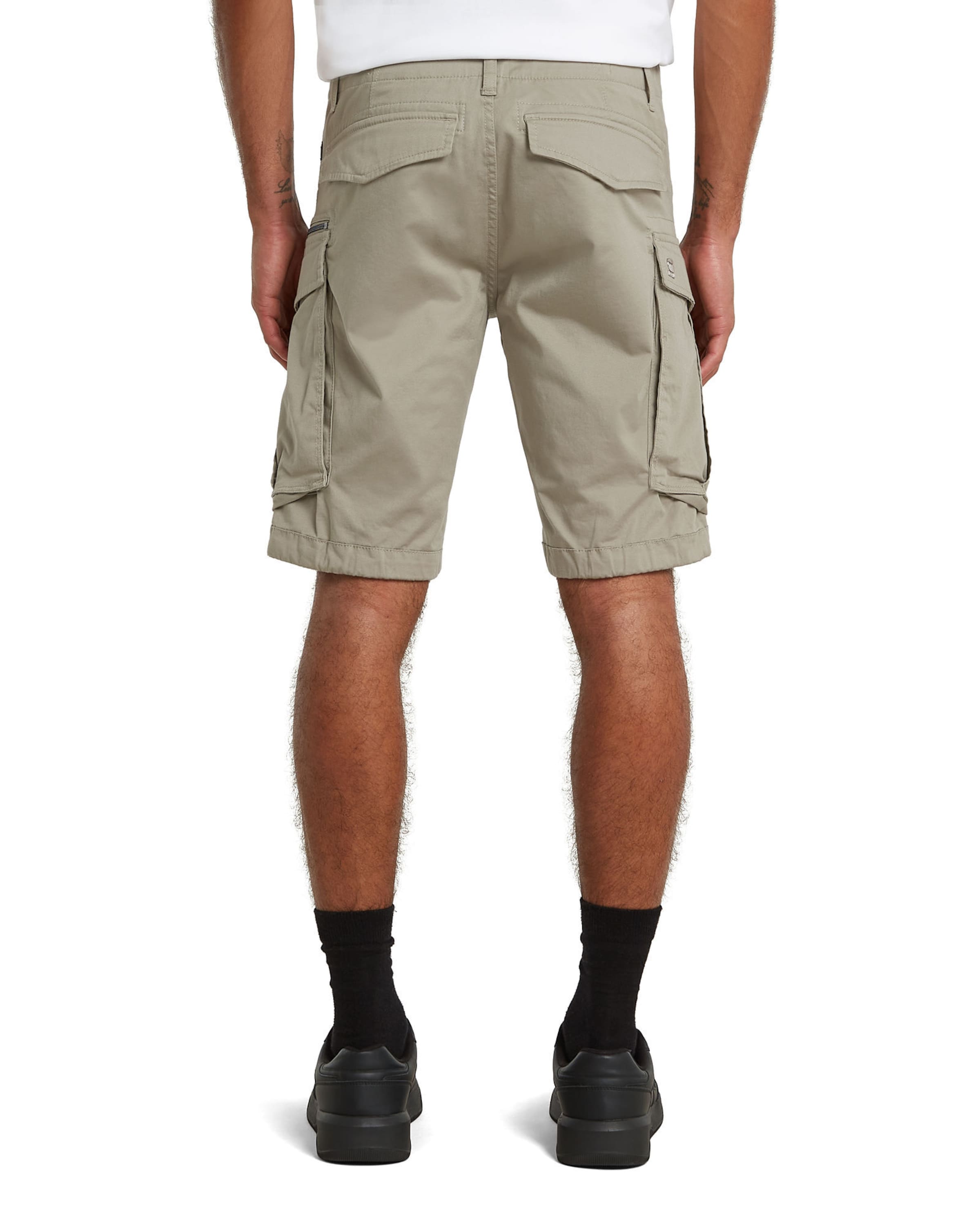 G-STAR Regular Trousers 'Shorts' in Beige