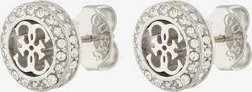 Cercei de la GUESS pe argintiu: față