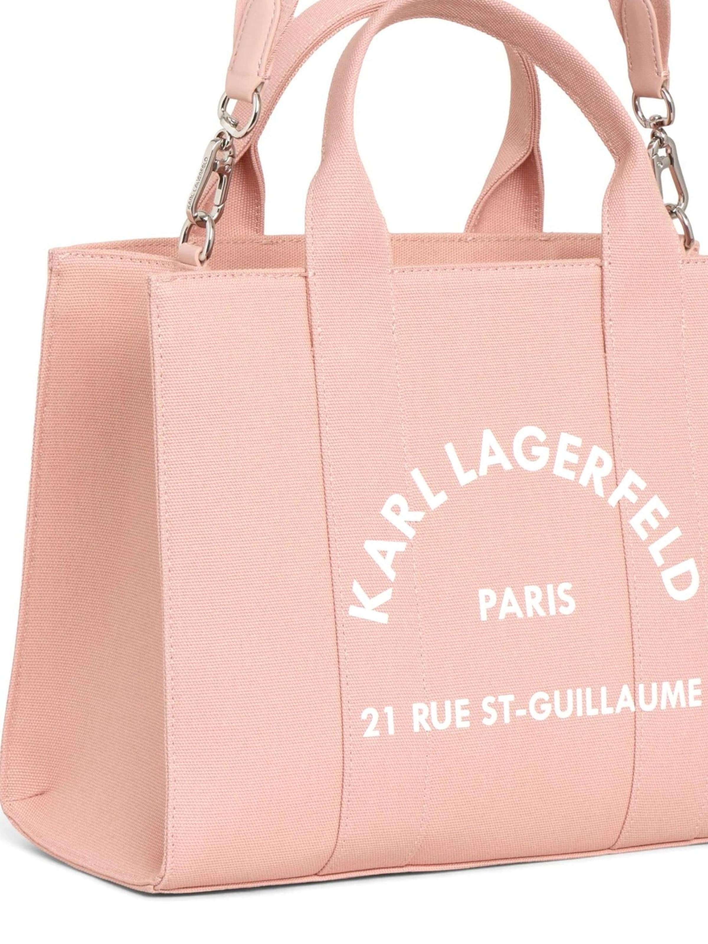 Cabas 'Carré' Karl Lagerfeld en rose