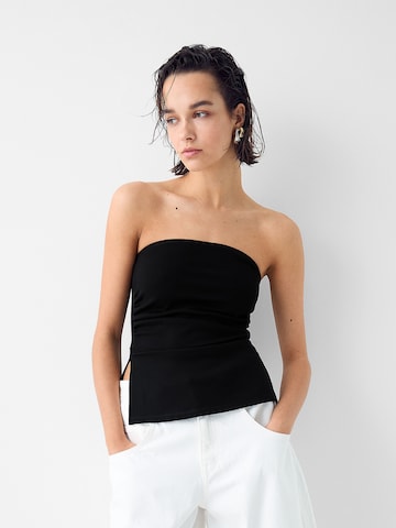 Bershka Top in Black: front