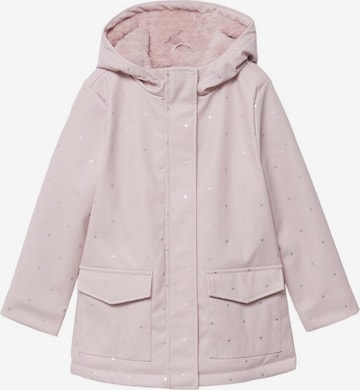 MANGO KIDS Coat 'Snow' in Pink: front