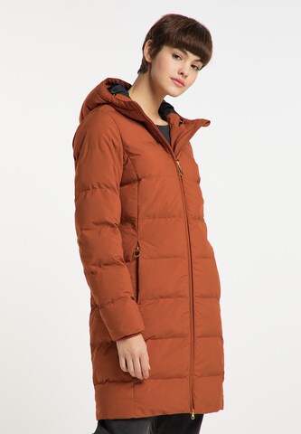Manteau fonctionnel MYMO en orange : devant
