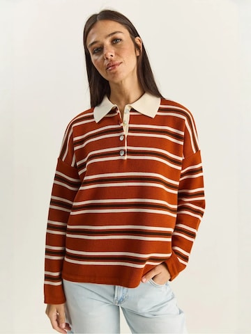 Bianco Lucci Pullover 'Pullover'‌‌‌‌ in Rot
