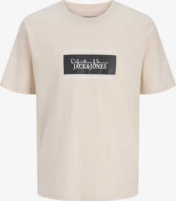 T-Shirt JACK & JONES en beige : devant