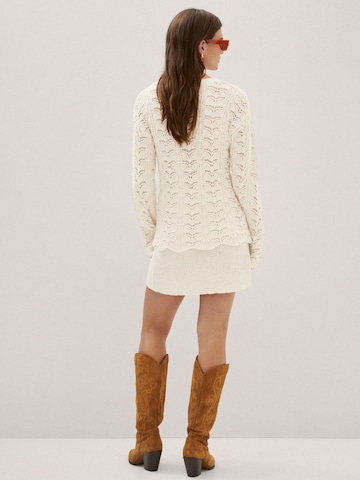 MANGO Sweater 'Duchi' in Beige