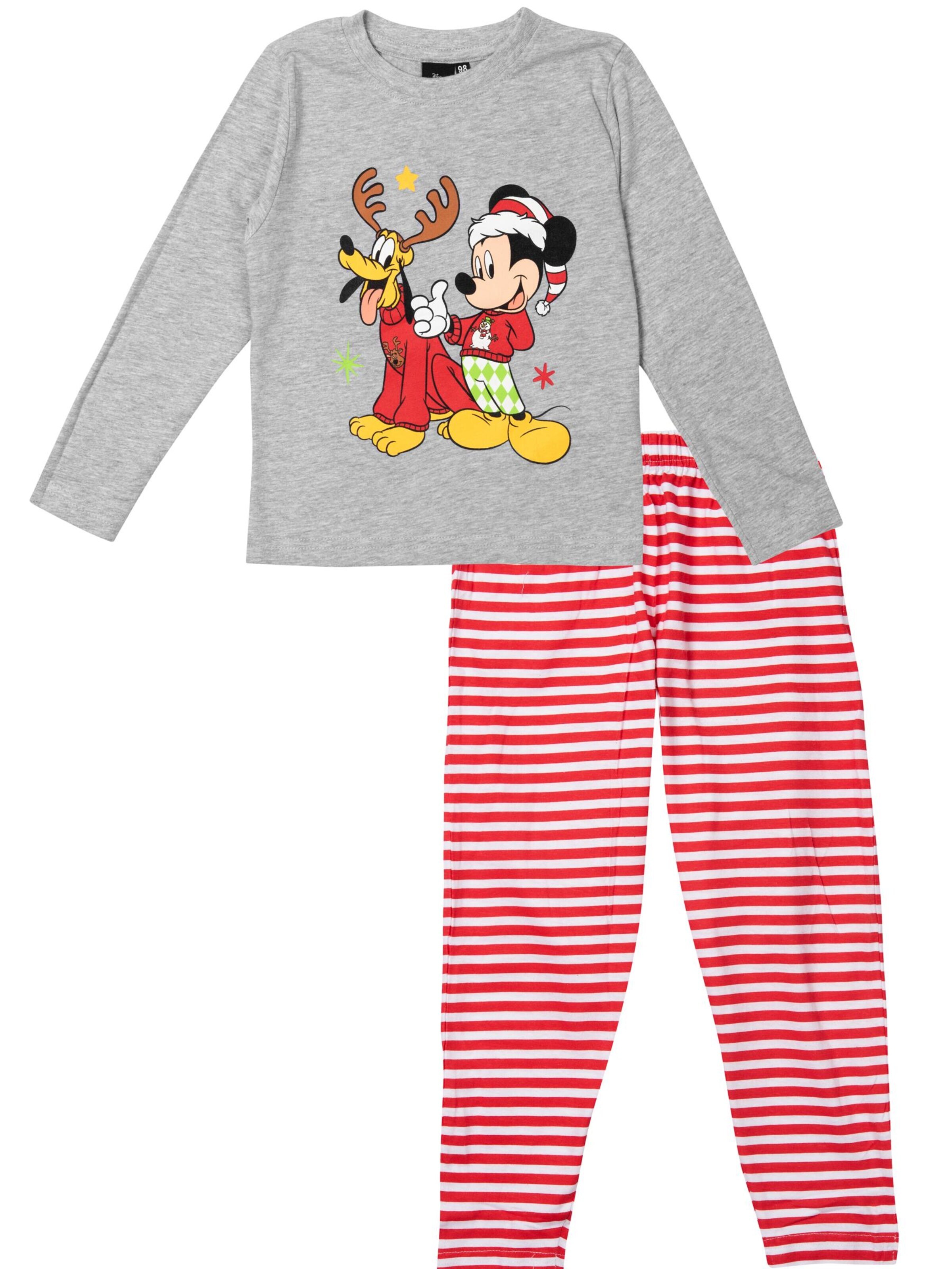 MICKEY MOUSE Pajamas 'XMAS Micky & Pluto' in Mixed colours