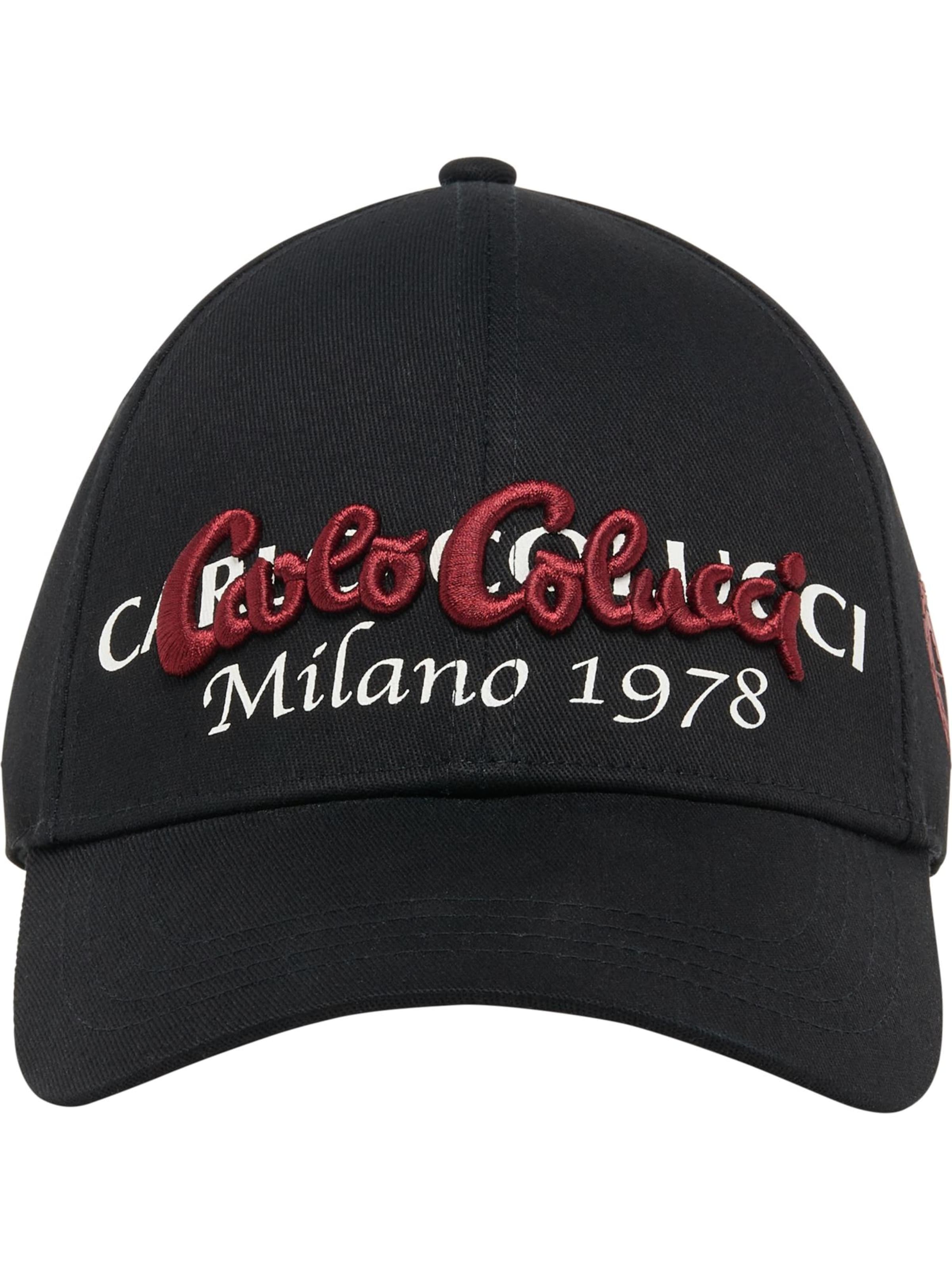 Carlo Colucci Cap ' DeZorzi ' in Black: front