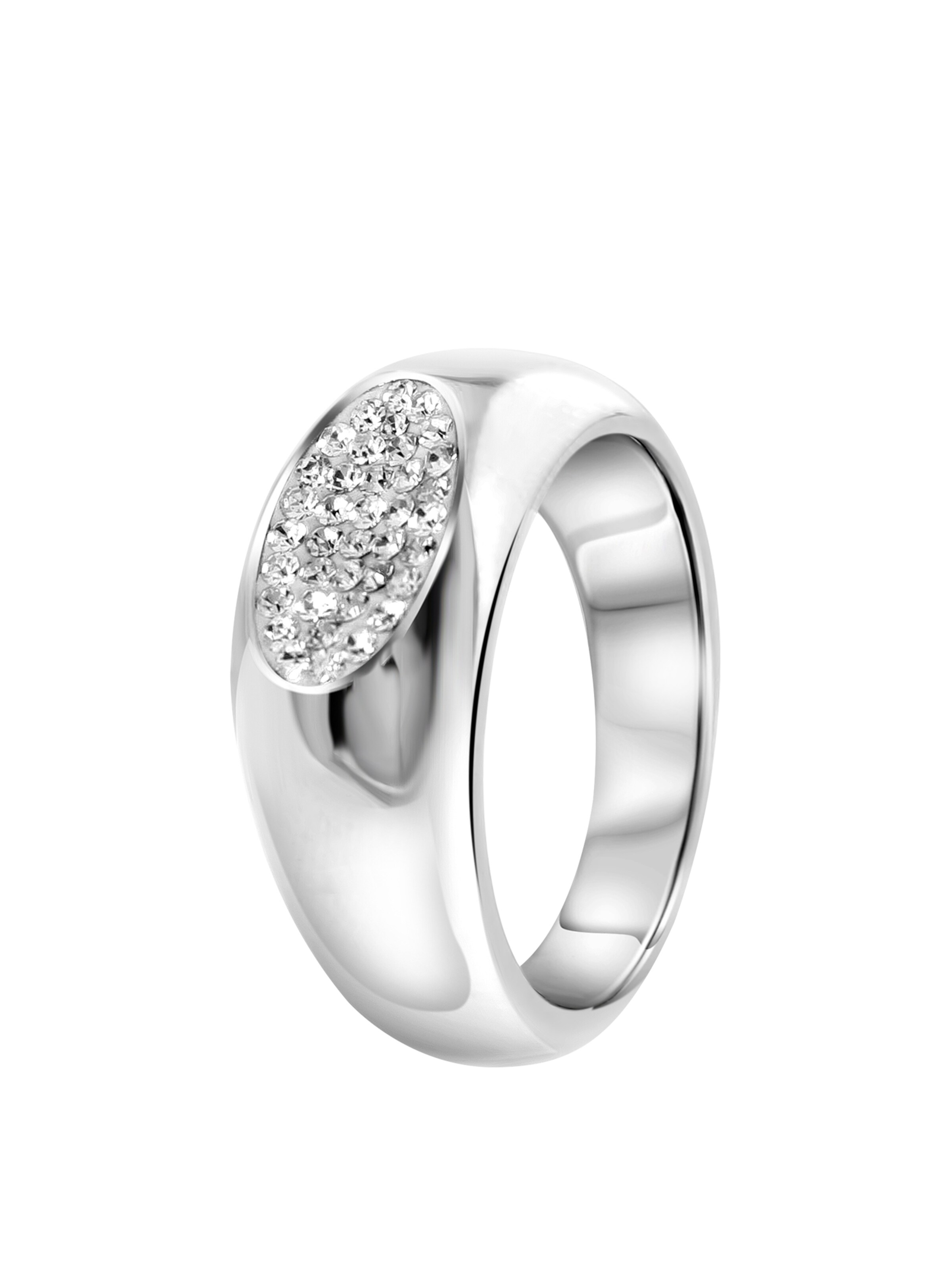 Lucardi Ring in Silber: Vorderseite