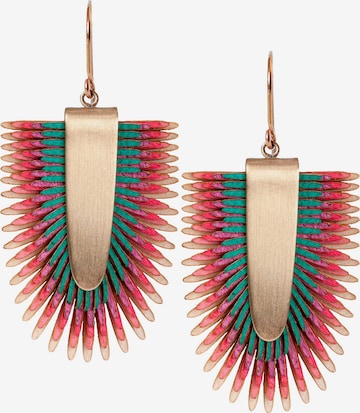 Gretchen Earrings 'Pam Pem' in Gold: front