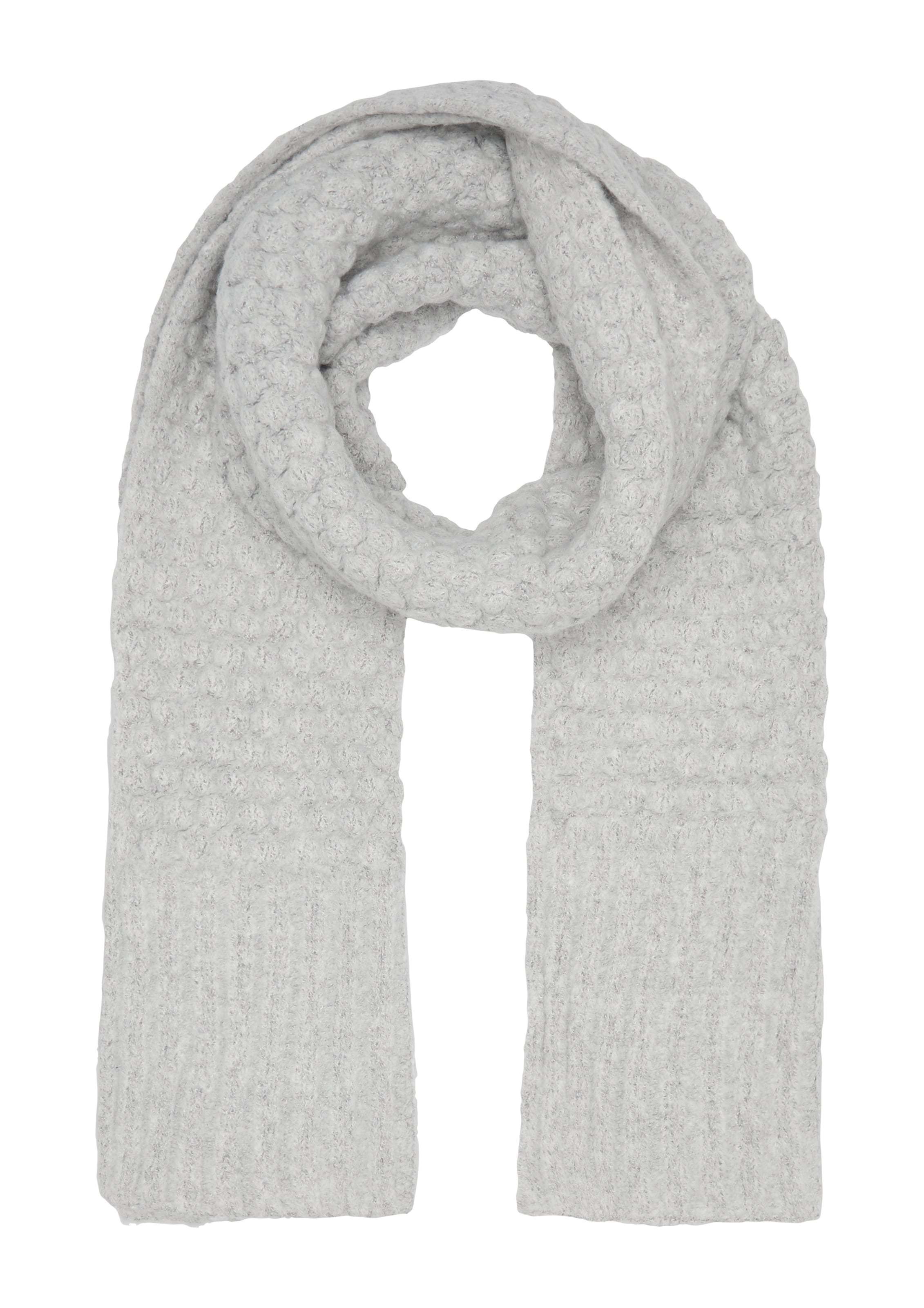 QS Scarf in Grey: front