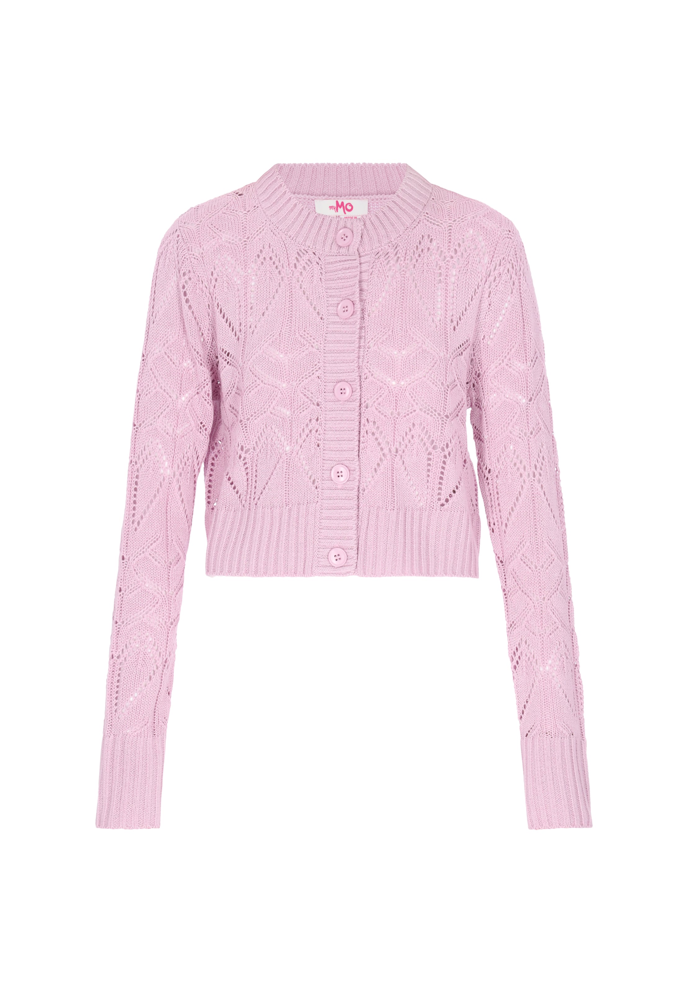 MYMO - Casaco de malha 'Young Fashion' em roxo: frente