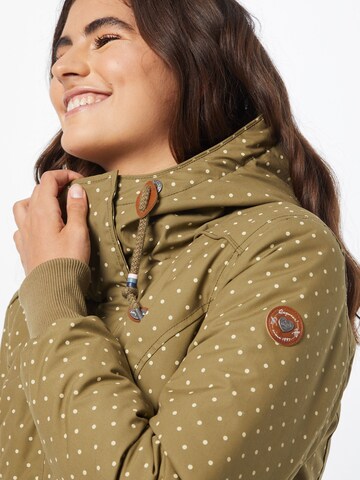 Ragwear Between-season jacket 'Danka' in Green