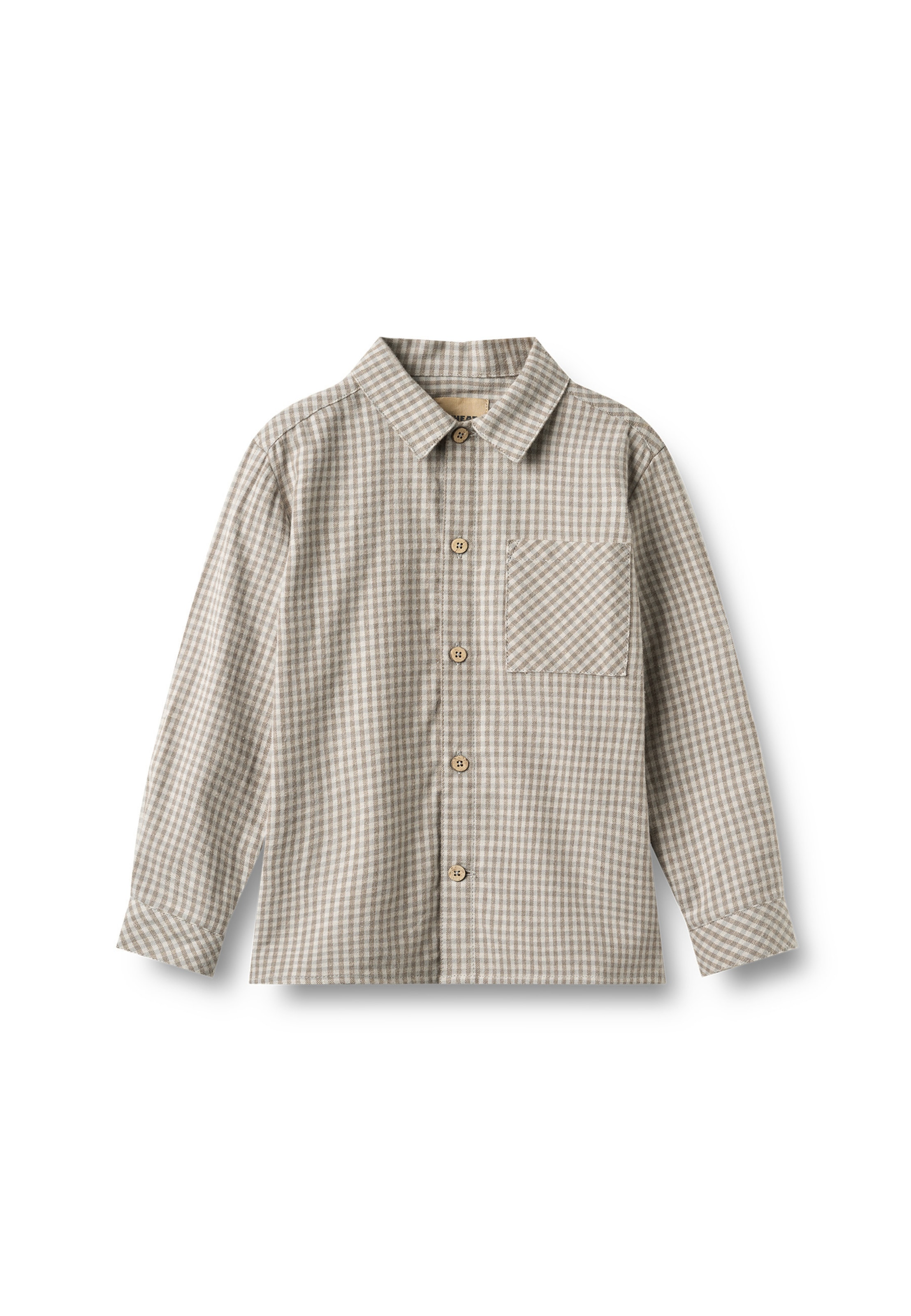 WHEAT Chemise 'Oscar' en 104 en beige / gris, Vue avec produit