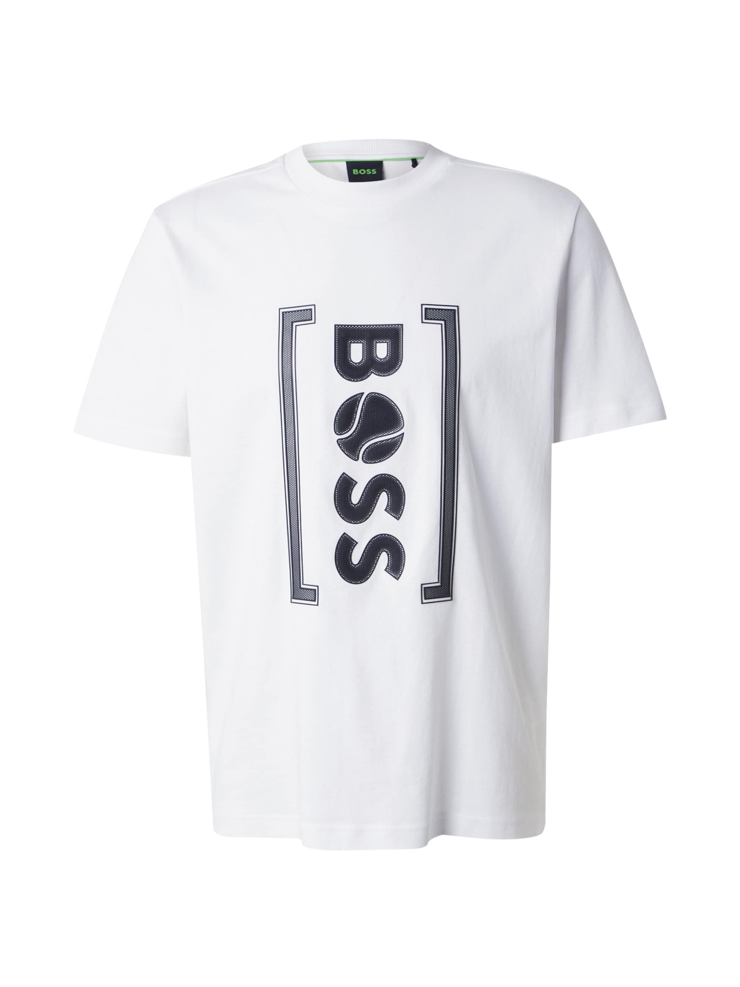 T-Shirt fonctionnel BOSS en blanc : devant